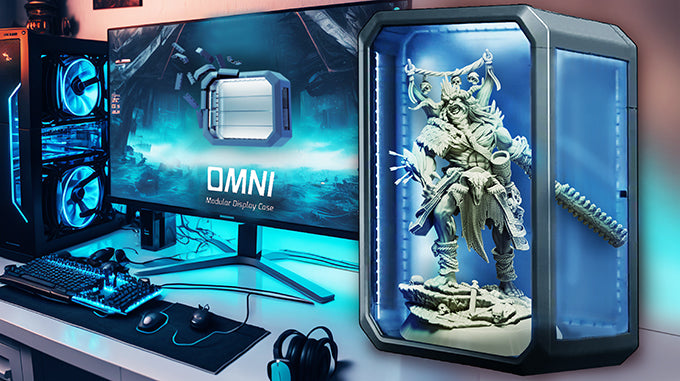 OMNI: Versatile Modular Display System - Perfect for Wall Decor &amp; Business Display.