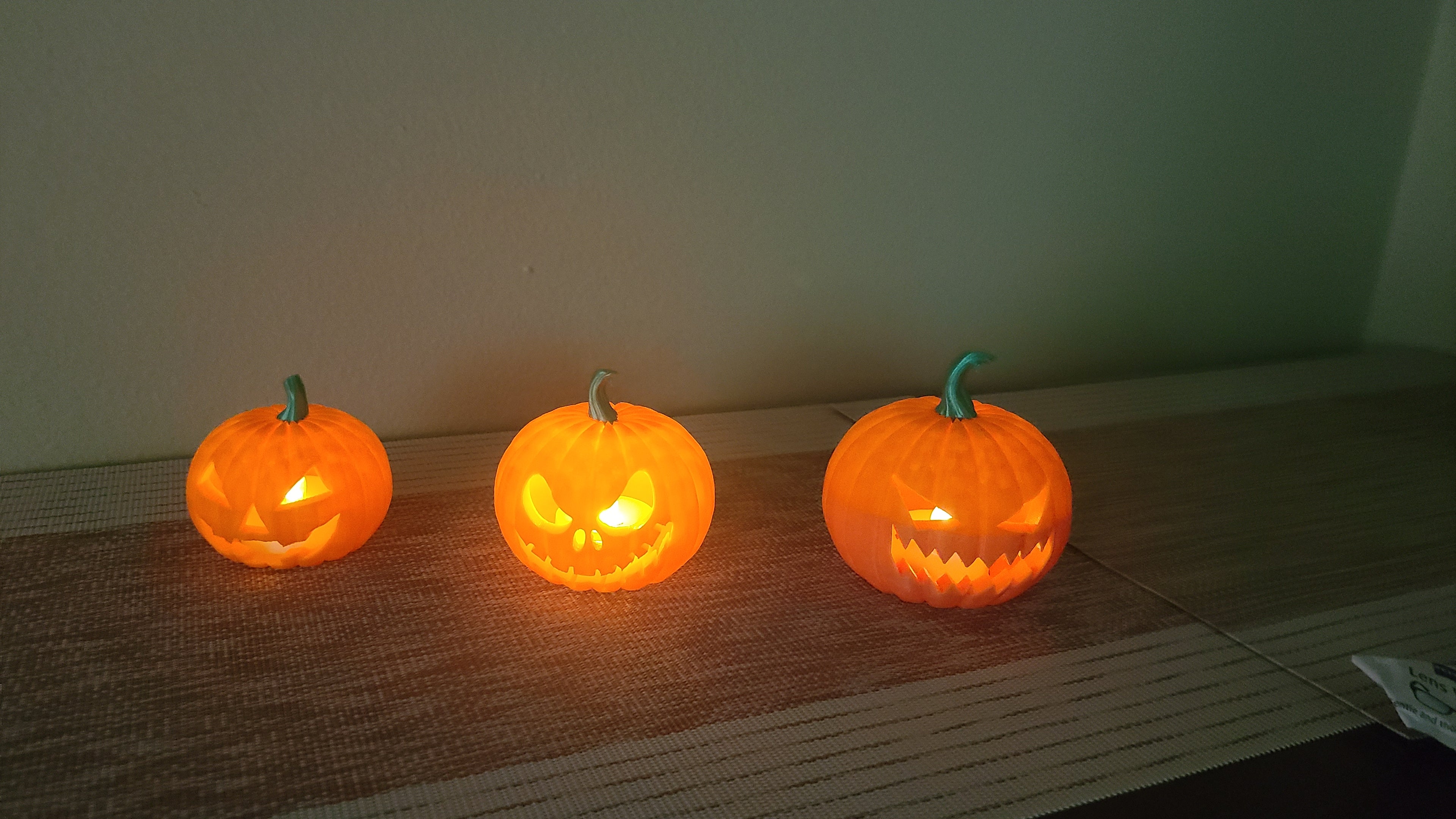 Pumpkin Candles Kit - Illuminate Your Autumn Evenings. Halloween collection. Personalized gift.