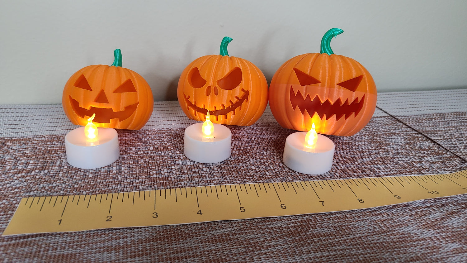 Pumpkin Candles Kit - Illuminate Your Autumn Evenings. Halloween collection. Personalized gift.