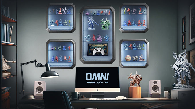 OMNI: Versatile Modular Display System - Perfect for Wall Decor &amp; Business Display.