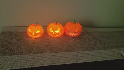 Pumpkin Candles Kit - Illuminate Your Autumn Evenings. Halloween collection. Personalized gift.