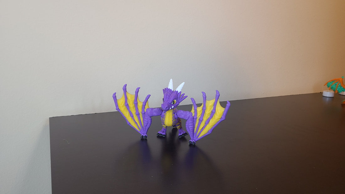 Articulated Mystical Wyvern Dragon Figurine, Kids Room Decor, Mythical Creature Toy, Fantasy Dragon Toy, Children Toy, Nursery Decoration