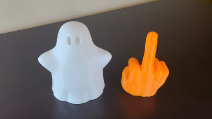 Ghost Figurine Set With Hidden Finger, Ghost Toy, Halloween Funny Gift, Halloween Ghost Collectible, Ghost Decoration, Halloween Small Toys