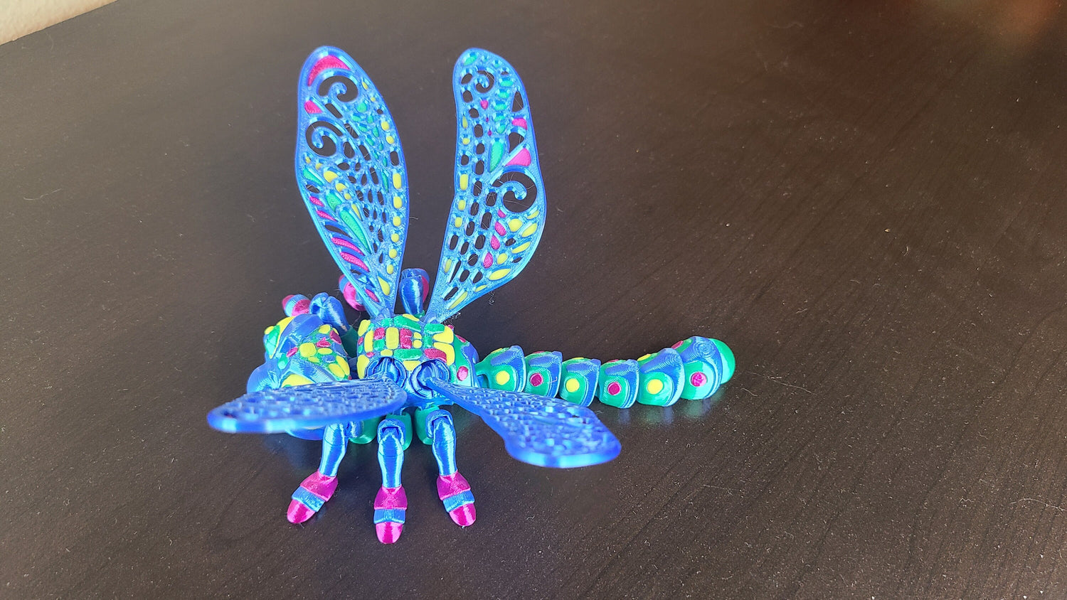 Dragonfly Toy, Articulated Dragonfly, Dragonfly Figurine, Kids Room Toy, Dragonfly Sculpture, 3D Printed Dragonfly, Cute Kids Dragonfly